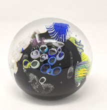 Load image into Gallery viewer, Josh Simpson Contemporary Glass: 3.5&quot; Blue New Mexico Megaplanet