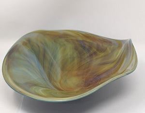 Josh Simpson Contemporary Glass: Corona Eccentric Bowl