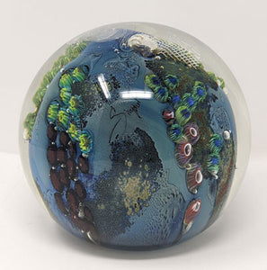 Josh Simpson Contemporary Glass: 6" Megaplanet With Signature