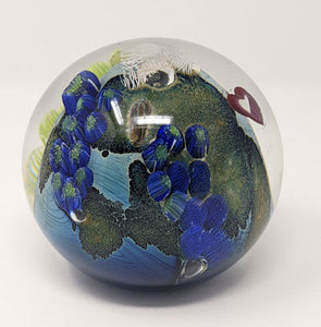 Josh Simpson Contemporary Glass: 3.5" Heart Planet