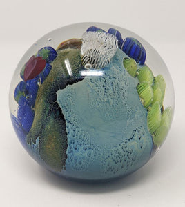 Josh Simpson Contemporary Glass: 3.5" Heart Planet
