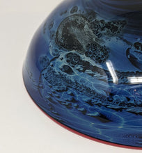 Load image into Gallery viewer, Josh Simpson Contemporary Glass: Blue New Mexico Bowl