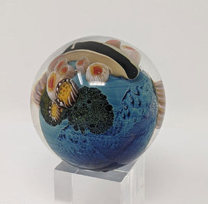 Josh Simpson Contemporary Glass: 2.25" Inhabited Planet