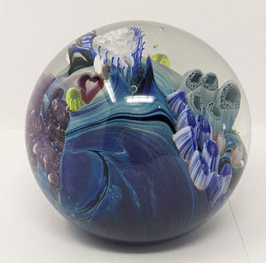 Josh Simpson Contemporary Glass: 3.5" Corona Heart Megaplanet 2.6.24
