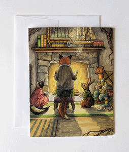 Astrid Sheckels: Story Time With Hector Fox Card