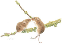 Load image into Gallery viewer, Dani Antes: Harvest Mice Kissing