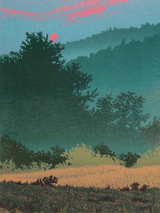William Hays: Kissed By the Sun 62/100 Linocut Print