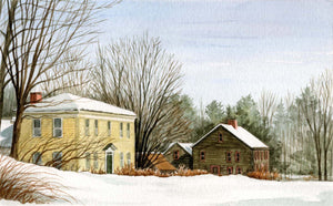 Astrid Sheckels: Limited Edition Winter Village Print