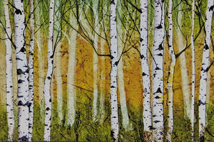 Polly French: 5 Cards, Birches