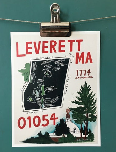 Casey Williams: Leverett Map