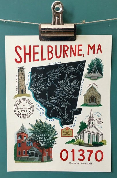Casey Williams: Shelburne Map