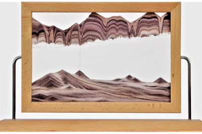 Klaus Bosch: Window- Canyon Frame Sand Art